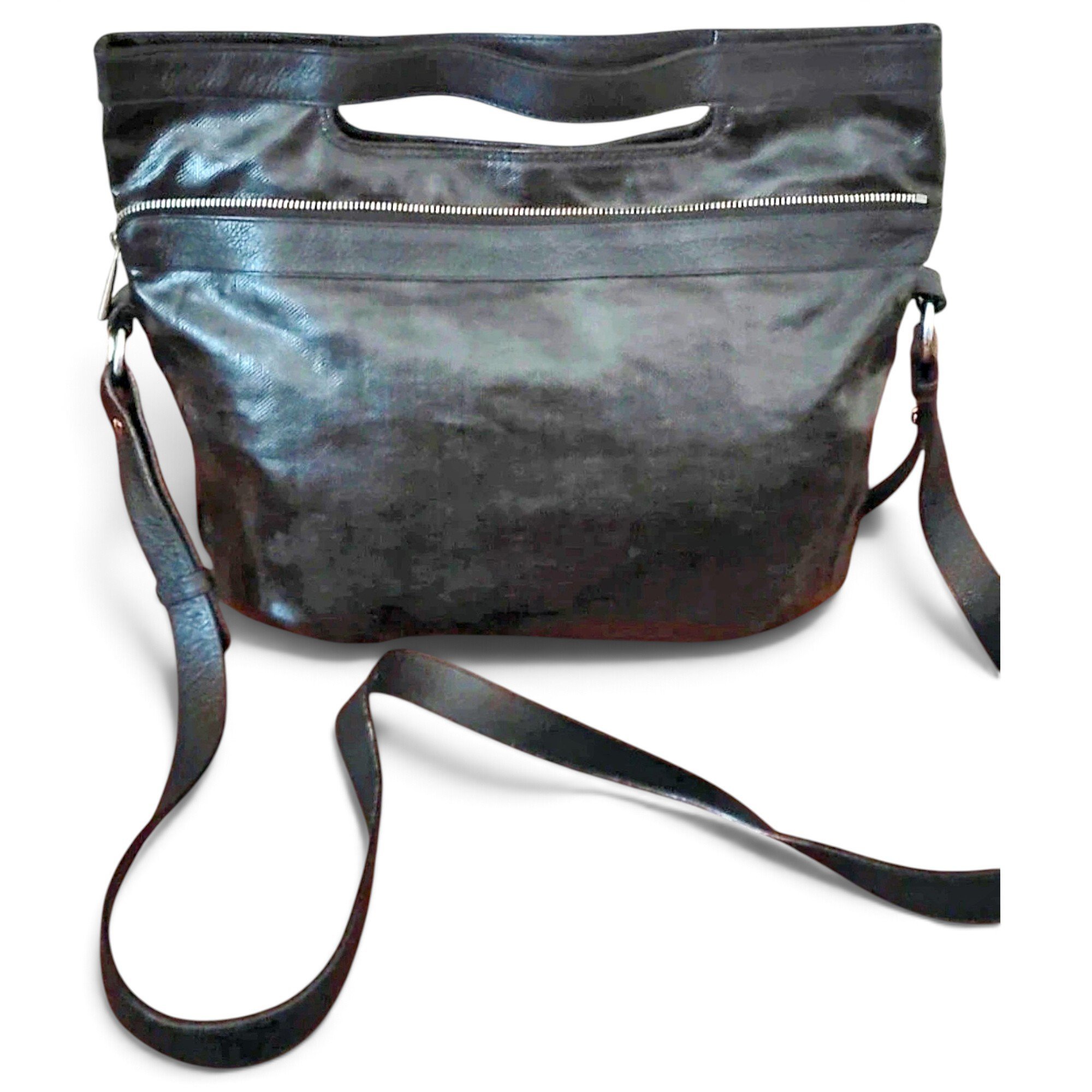 Leather crossbody bag