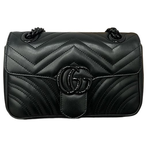 GG Marmont Flap leather handbag