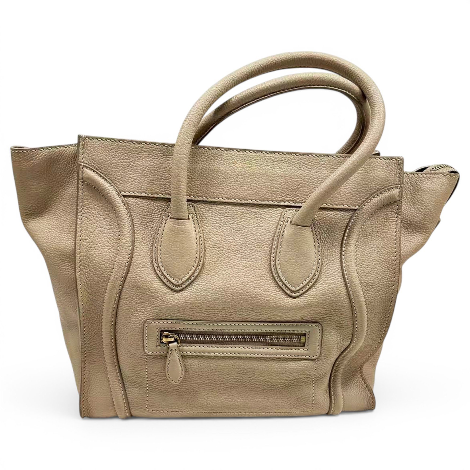 Luggage leather handbag