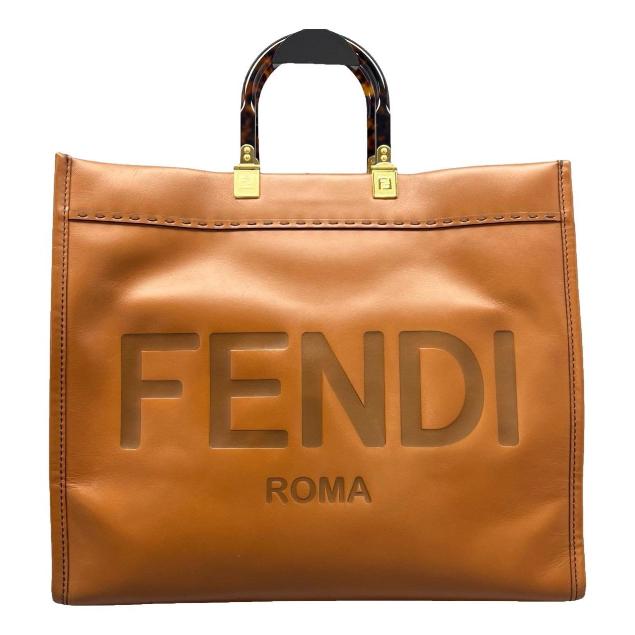 Sunshine leather tote