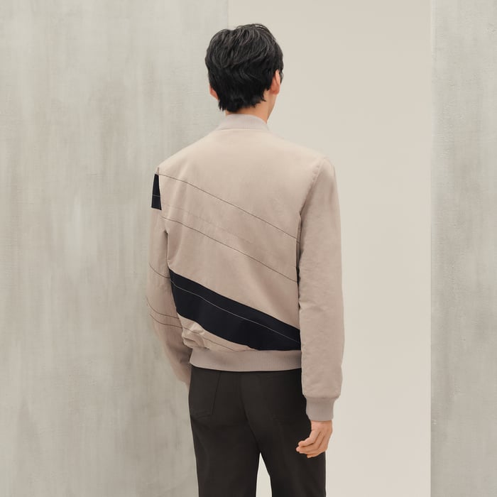 Galet "Casaque" Reversible Rib-trim Jacket