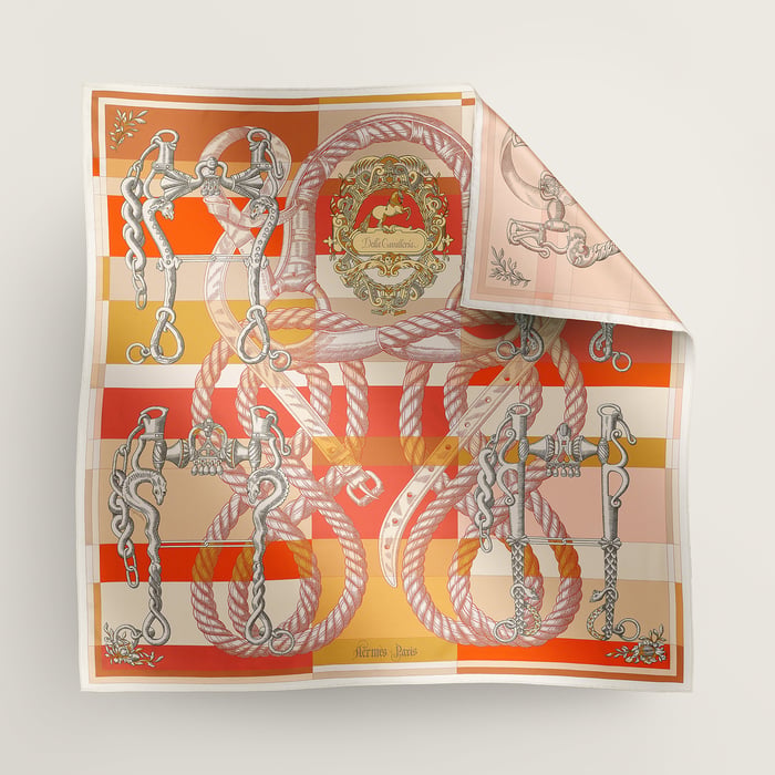 Della Cavalleria Double Face Scarf 90