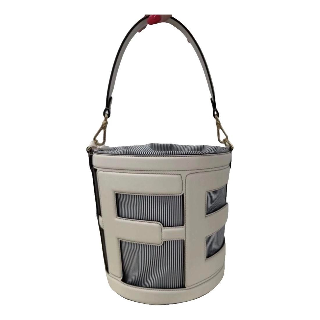 Palazzo Bucket leather crossbody bag