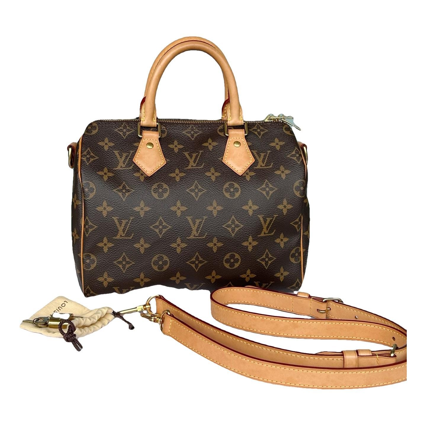 Speedy leather handbag