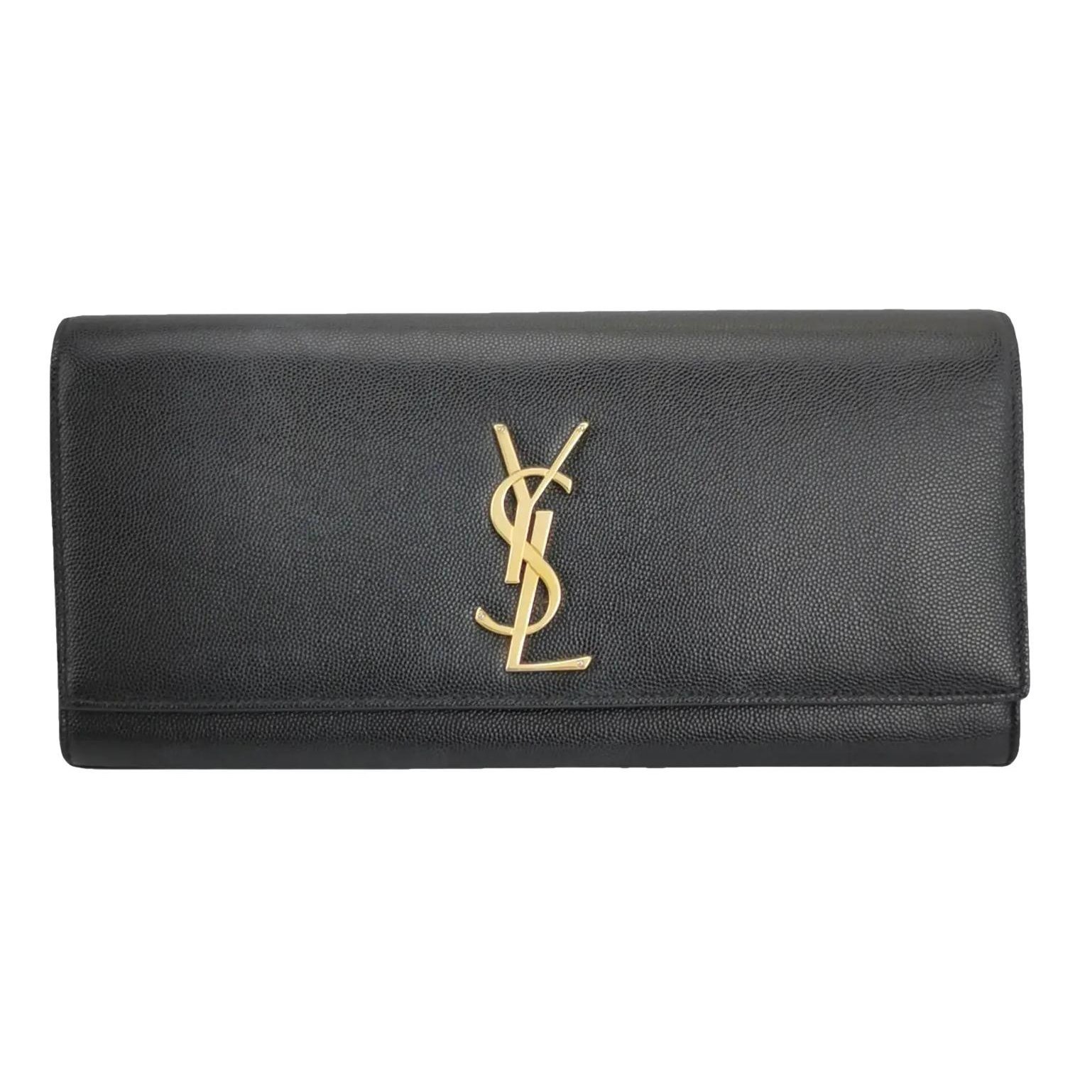 Kate monogramme leather clutch bag
