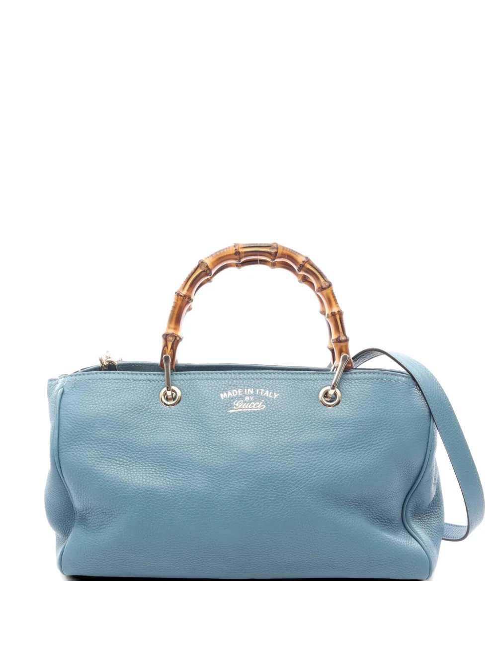 2010s Bamboo shopper tote bag