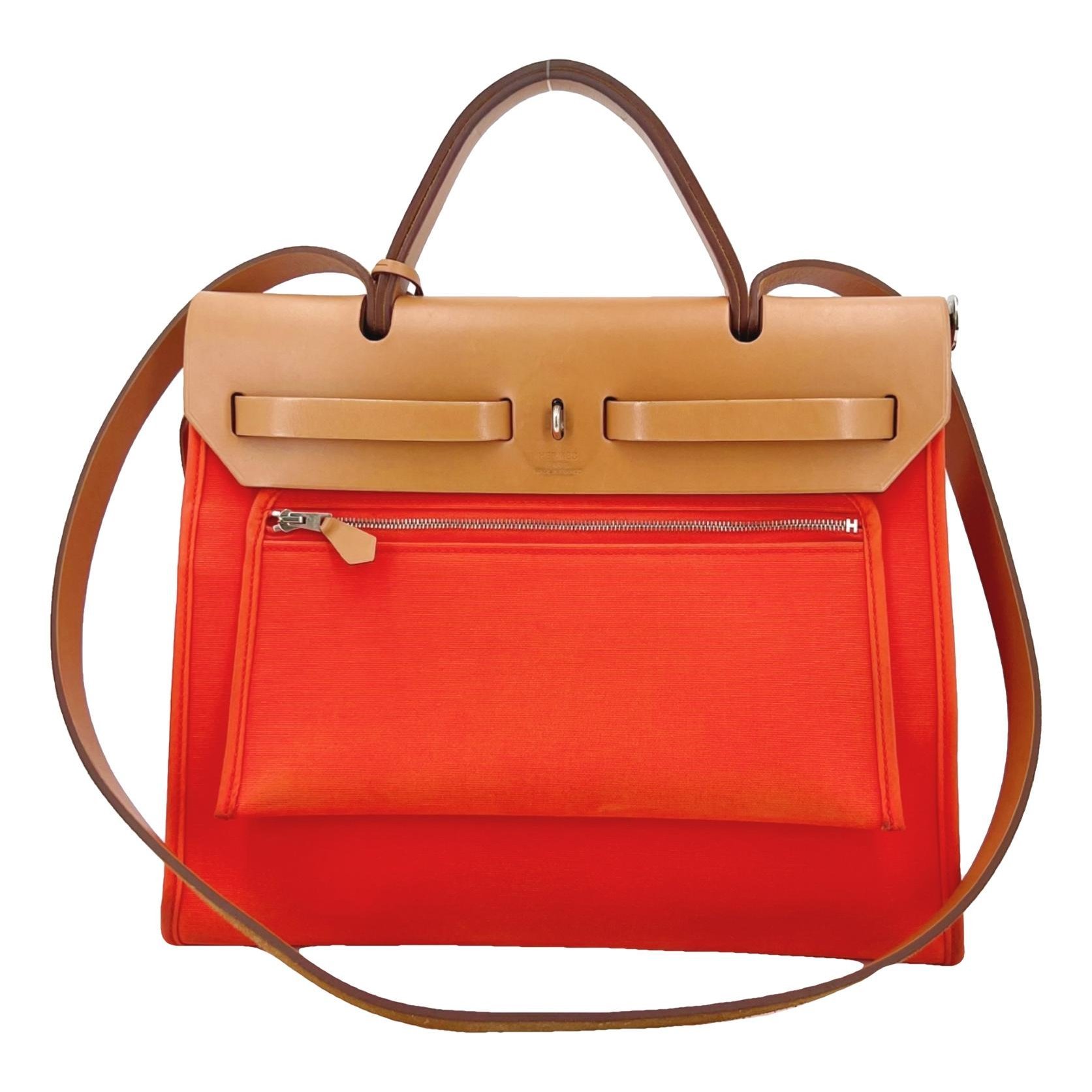 Hermes Herbag Handbag Vache Leather