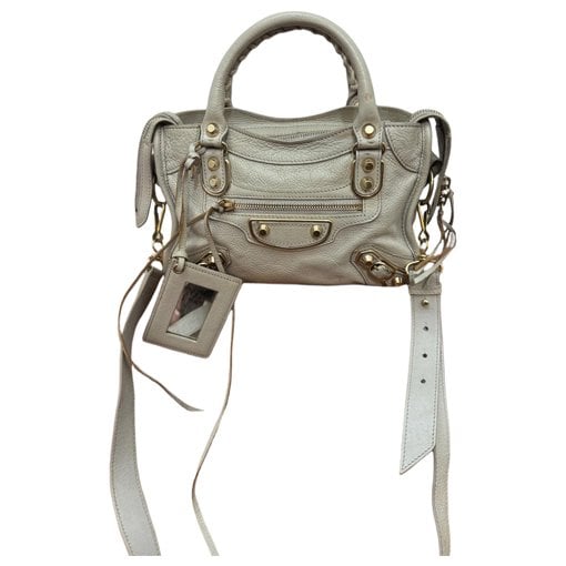 City leather mini bag