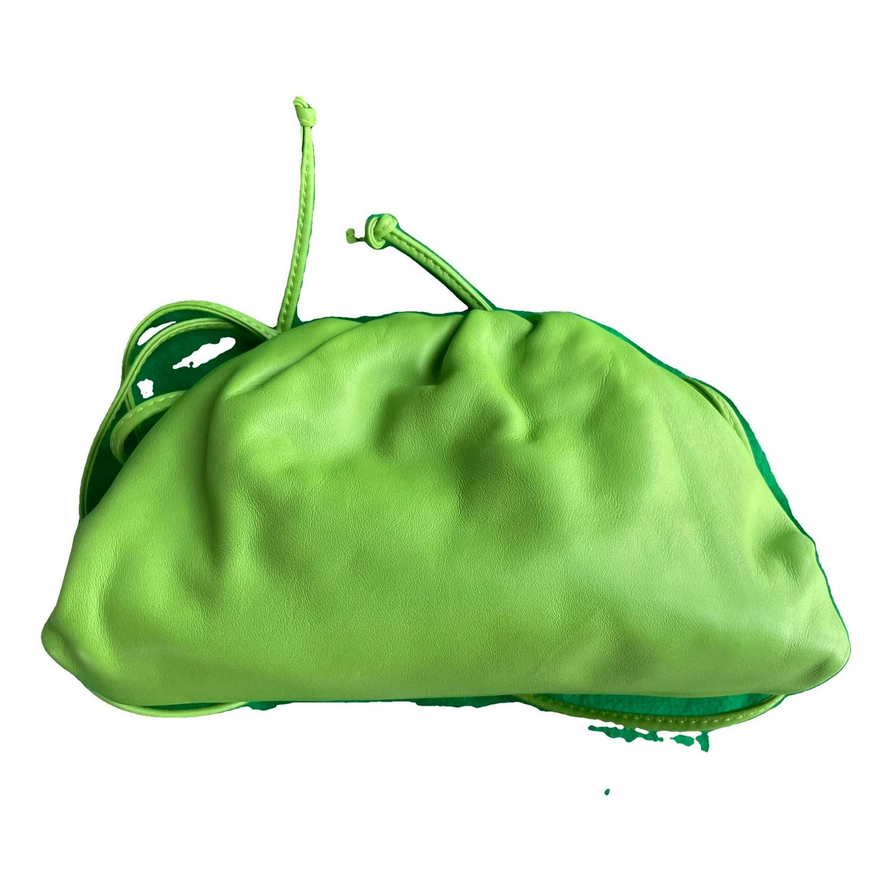 Pouch leather crossbody bag