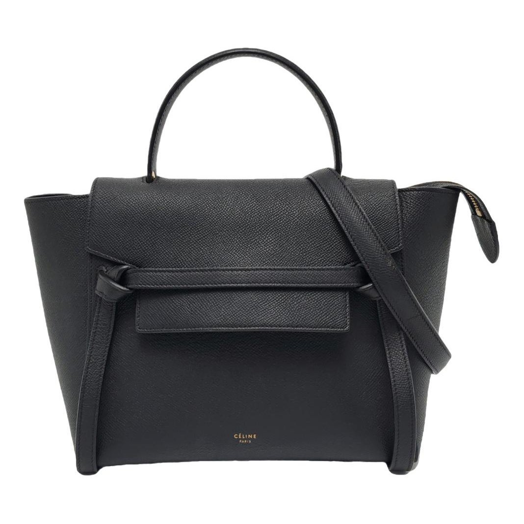 Belt leather handbag