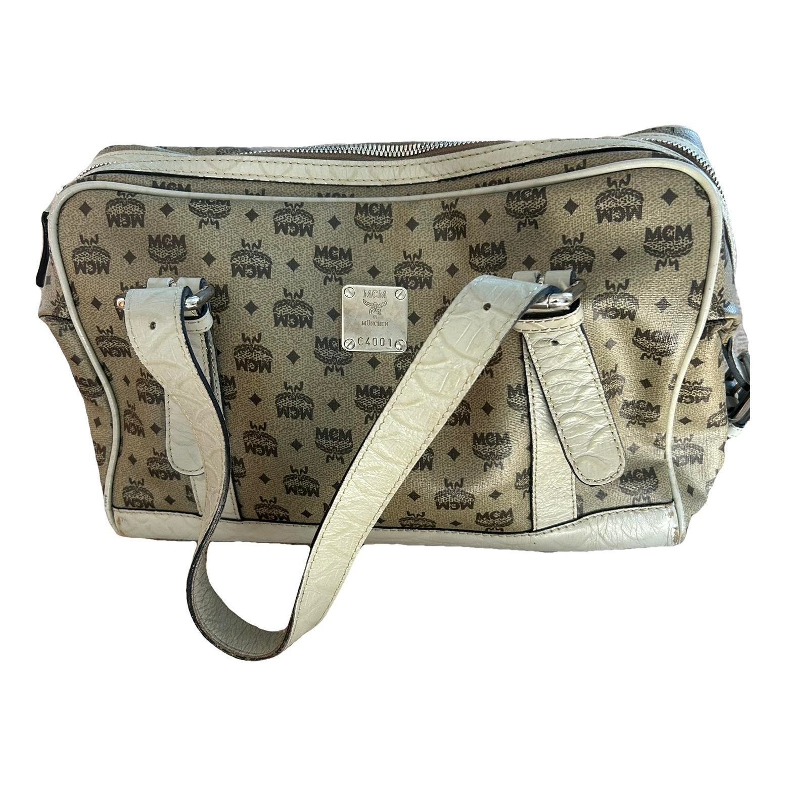 Boston leather handbag