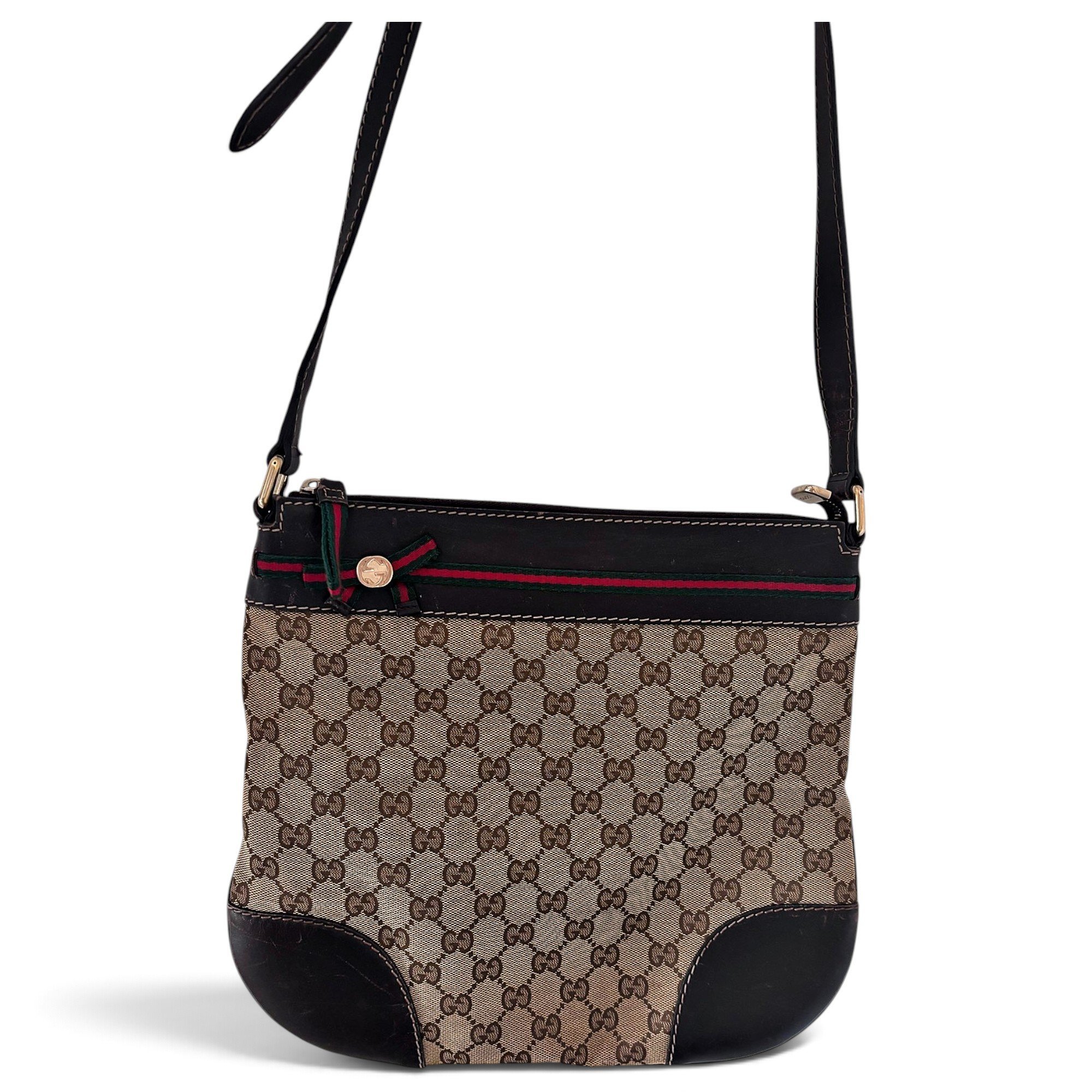 Ophidia Hobo leather crossbody bag