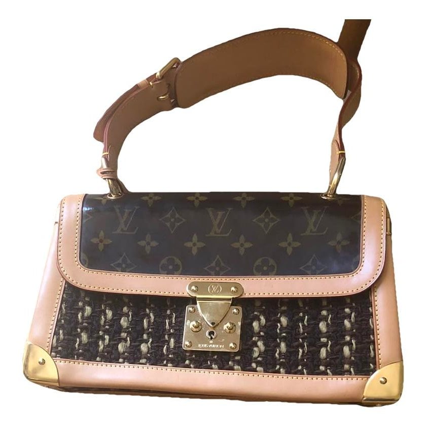 Tweedy wool handbag