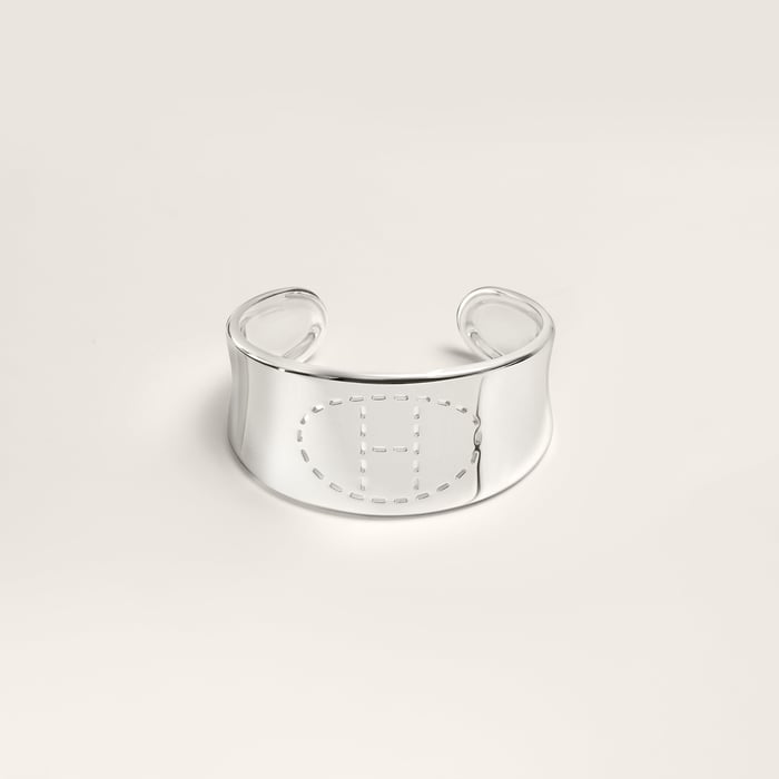 Sans Coloris Point Sellier Cuff Bracelet, Small Model