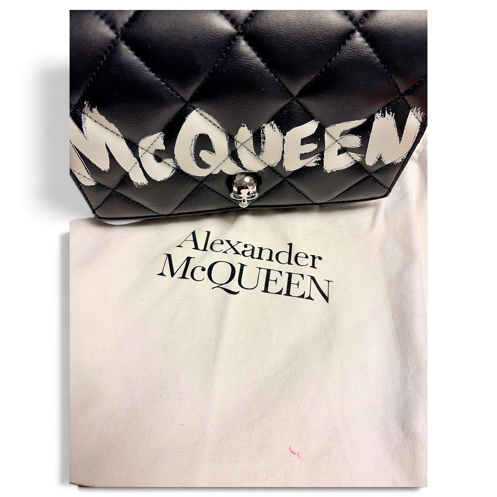 Alexander McQueen Skull leather handbag