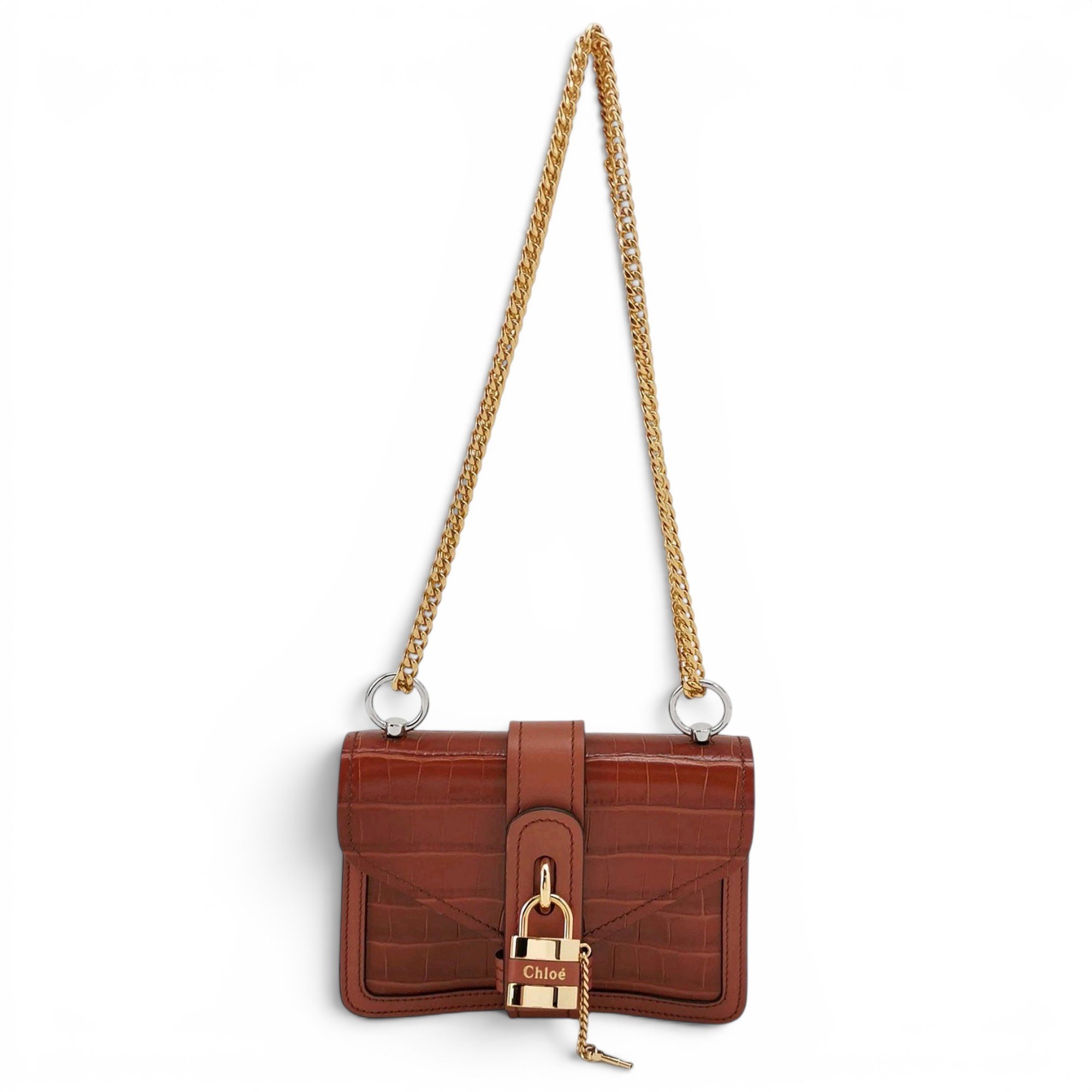 Aby leather handbag