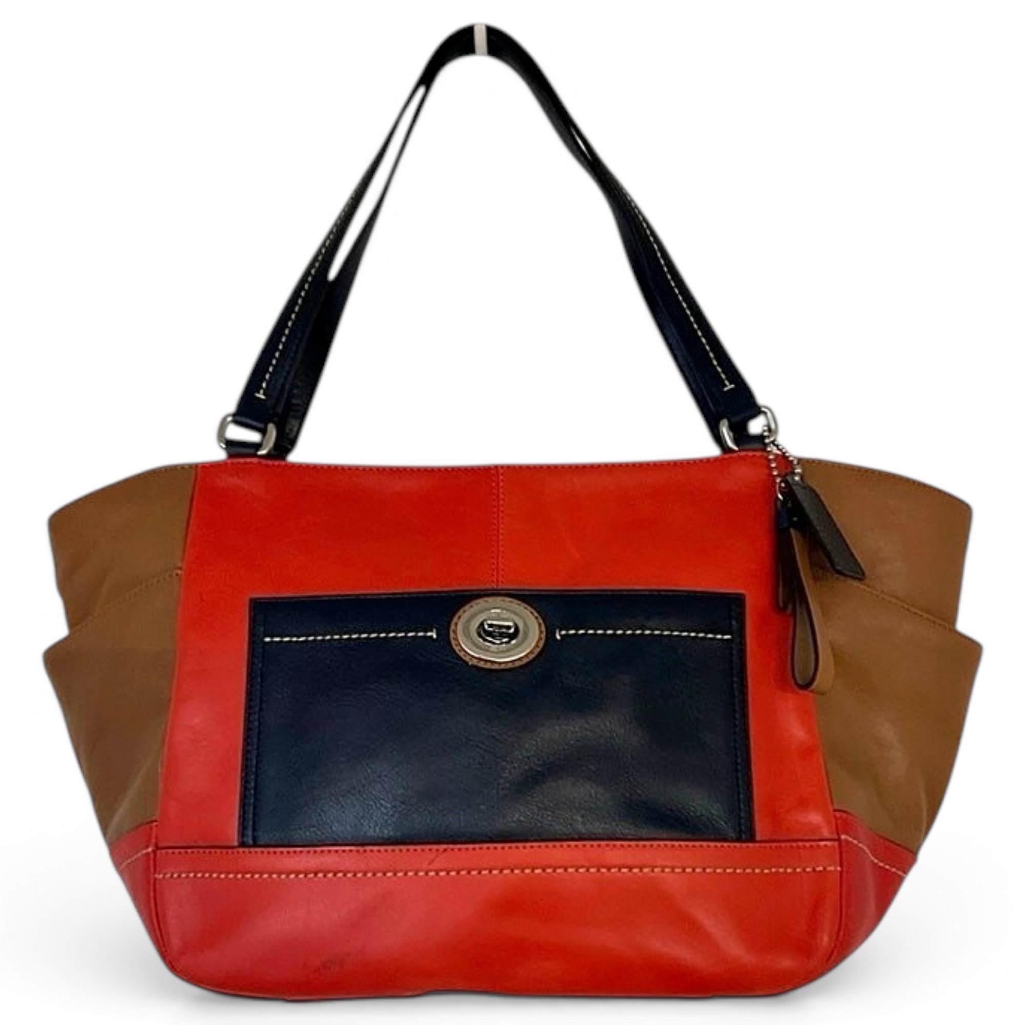 Leather tote