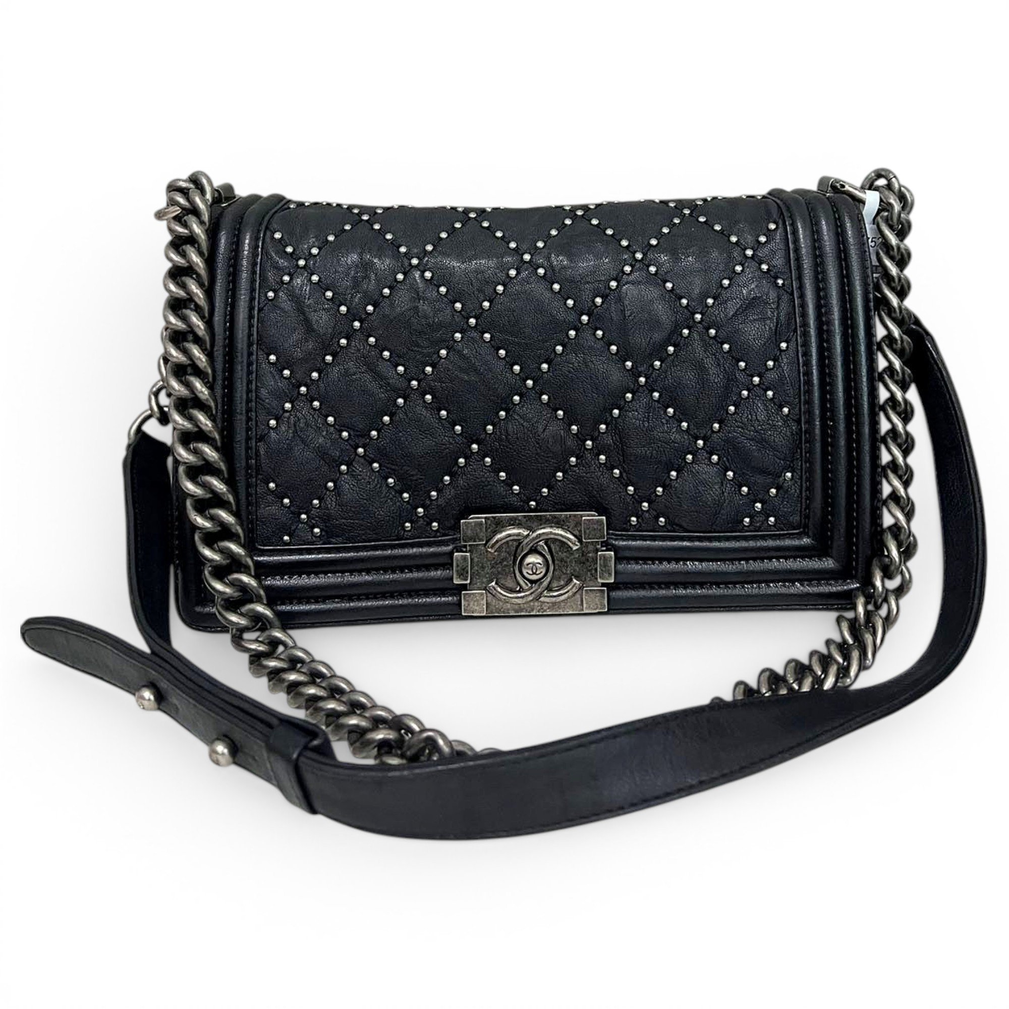 Boy leather crossbody bag
