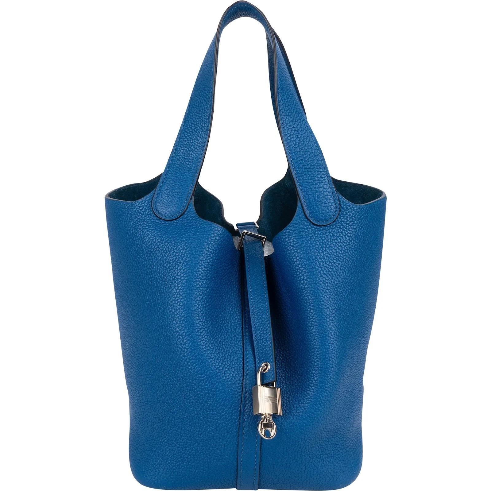 Picotin leather handbag