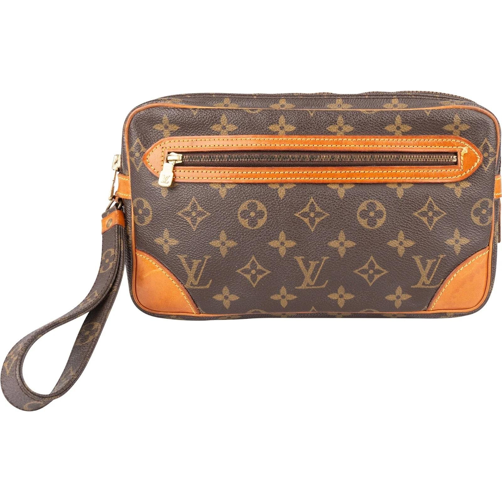 Marly Dragonne leather clutch bag