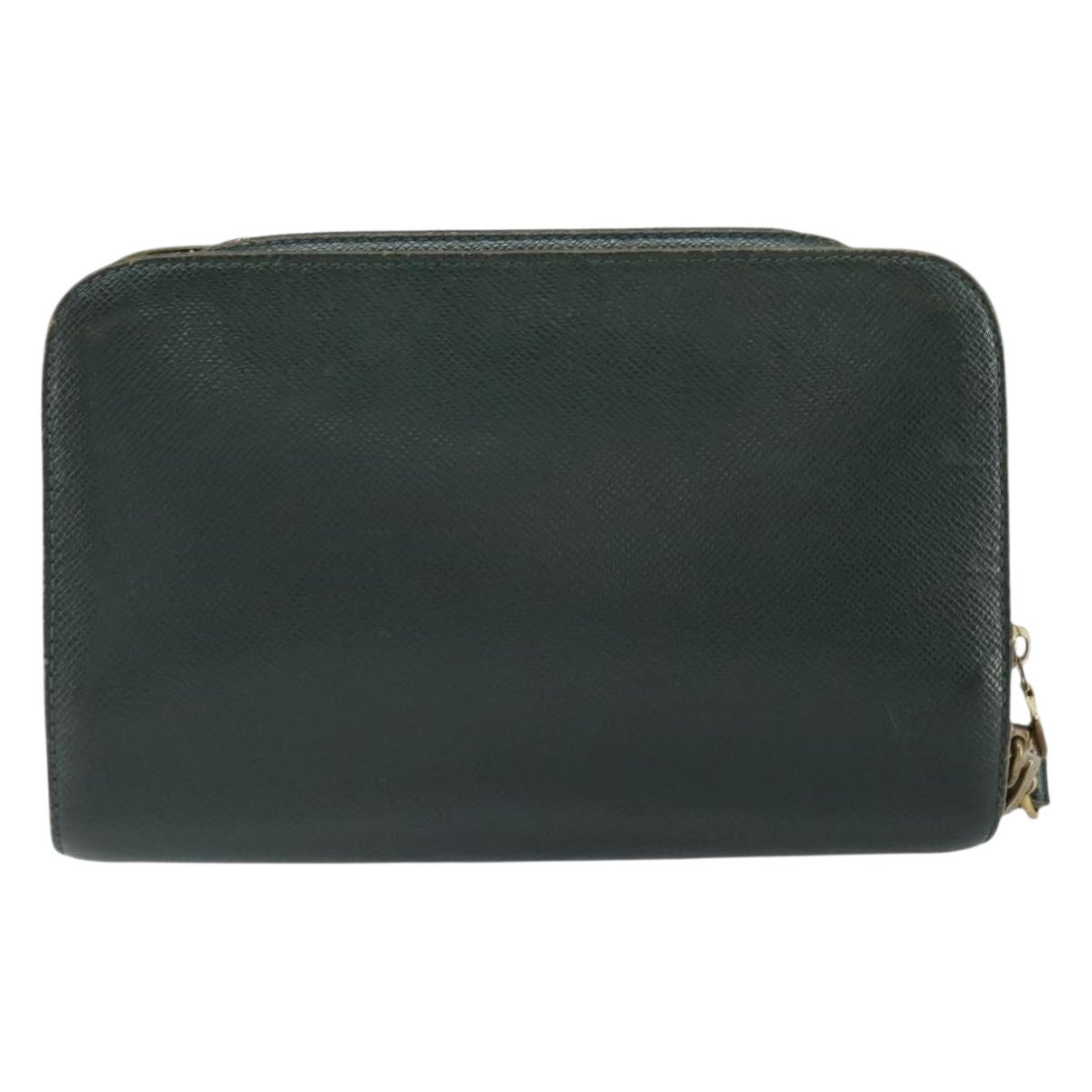 Leather clutch bag