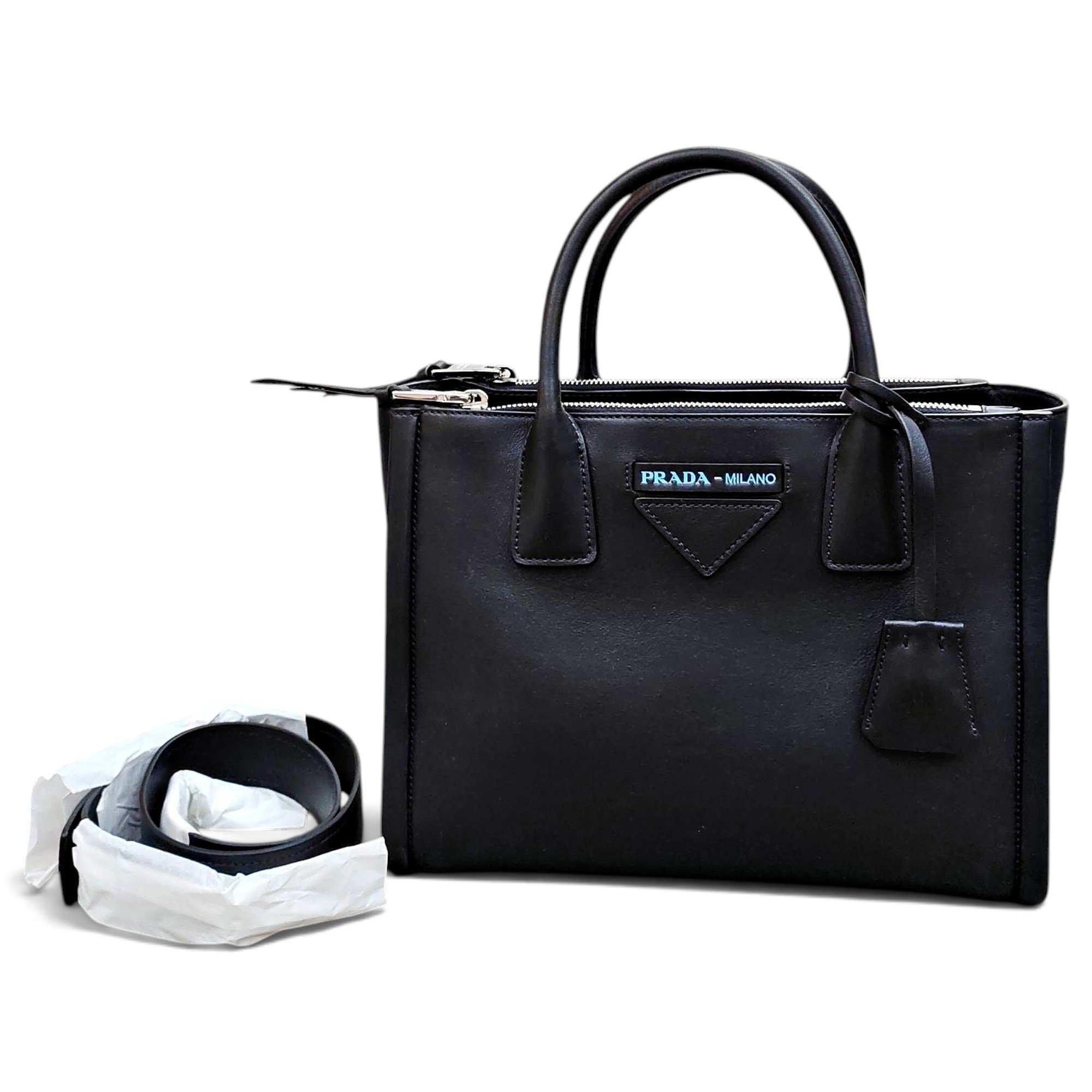 Leather crossbody bag
