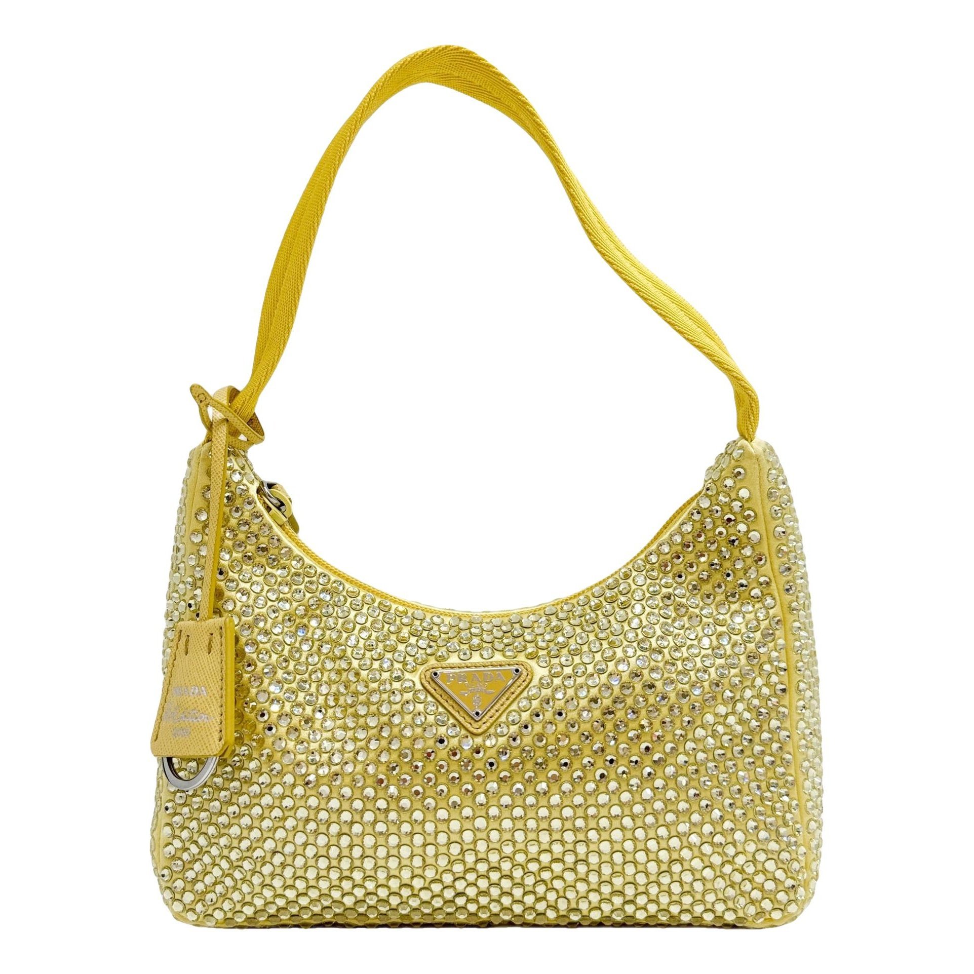 Re-Edition 2000 silk handbag