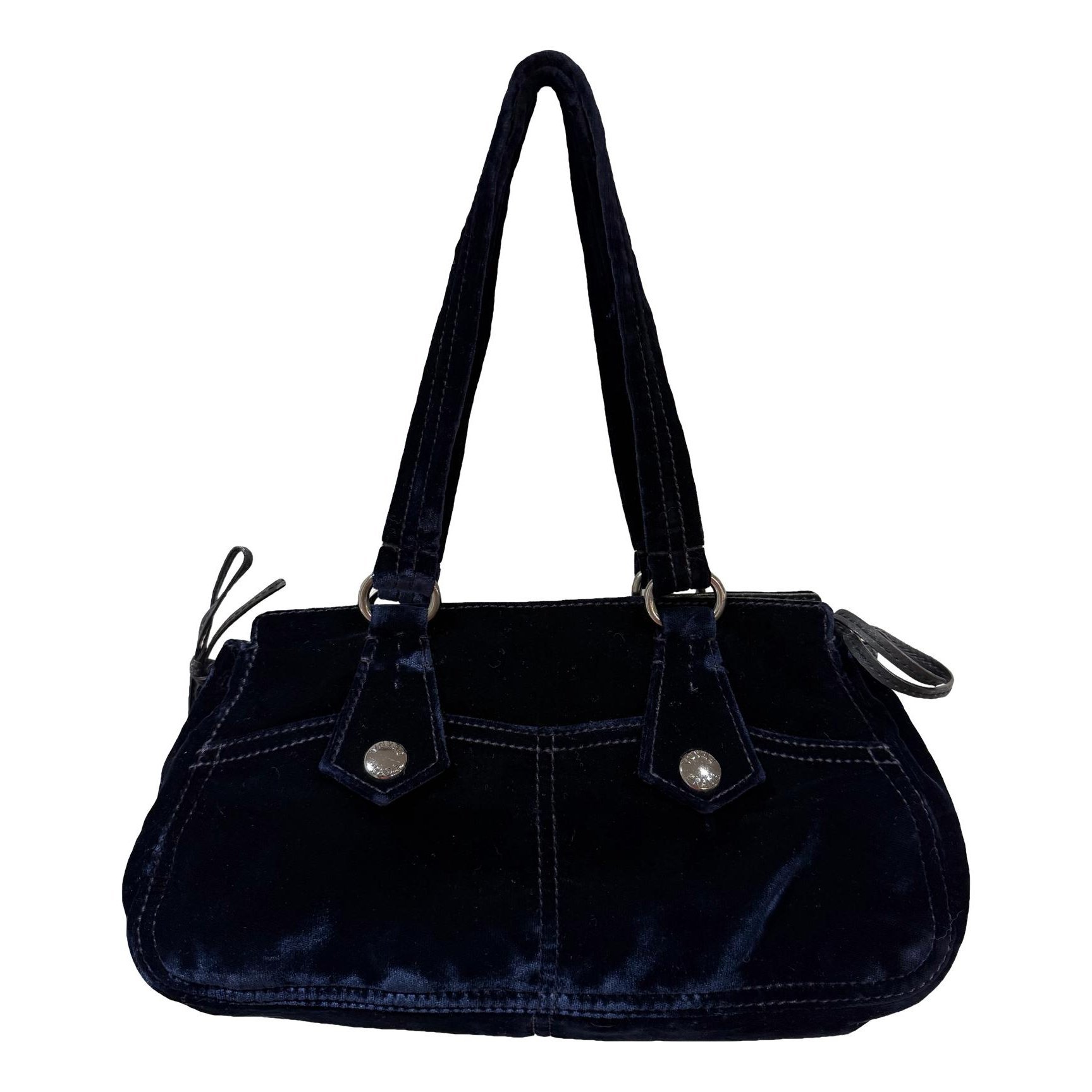 Velvet handbag