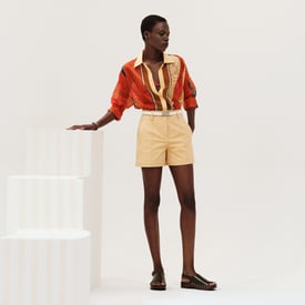 Chemise de plage imprimé « Thalassa Rayé »