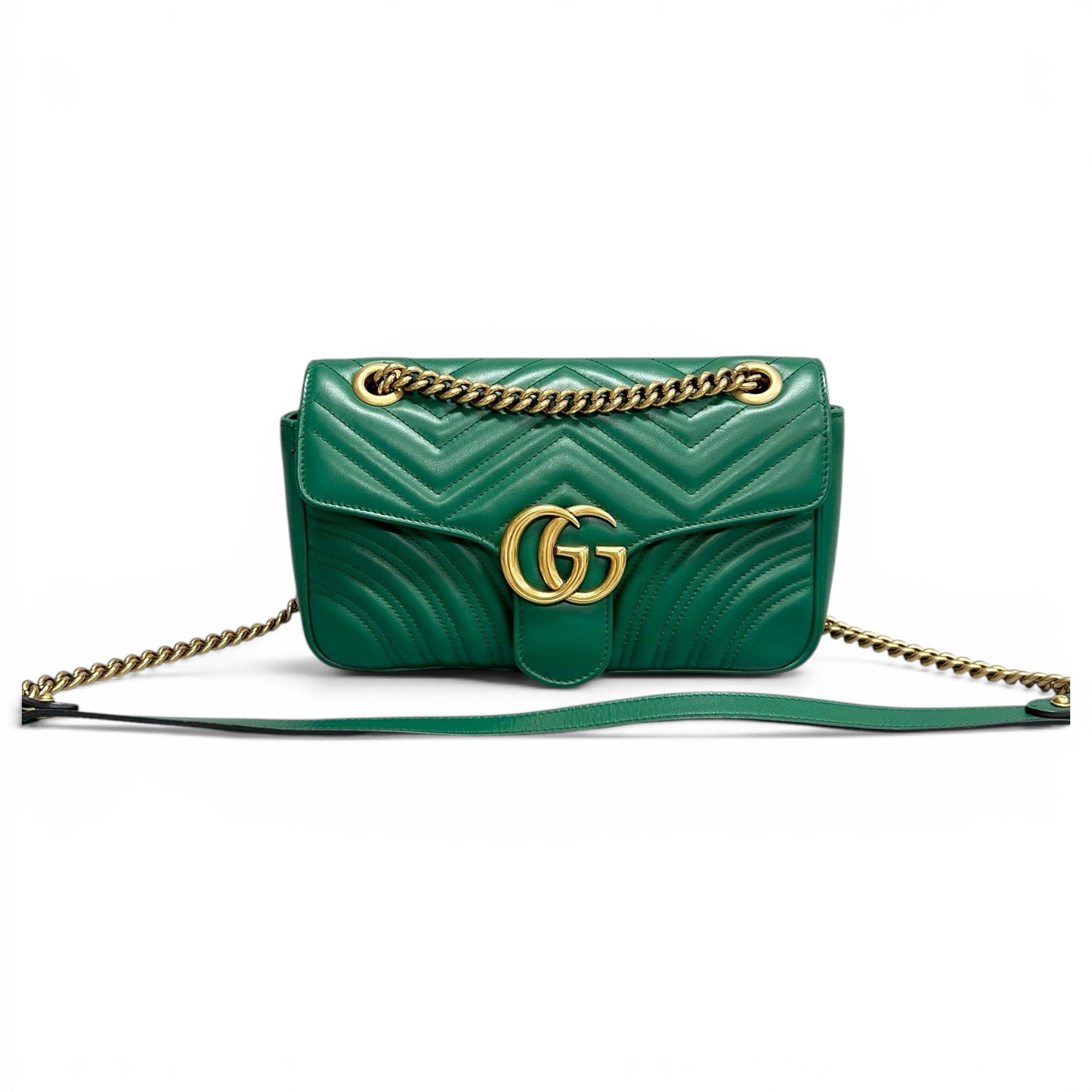 GG Marmont Flap leather handbag