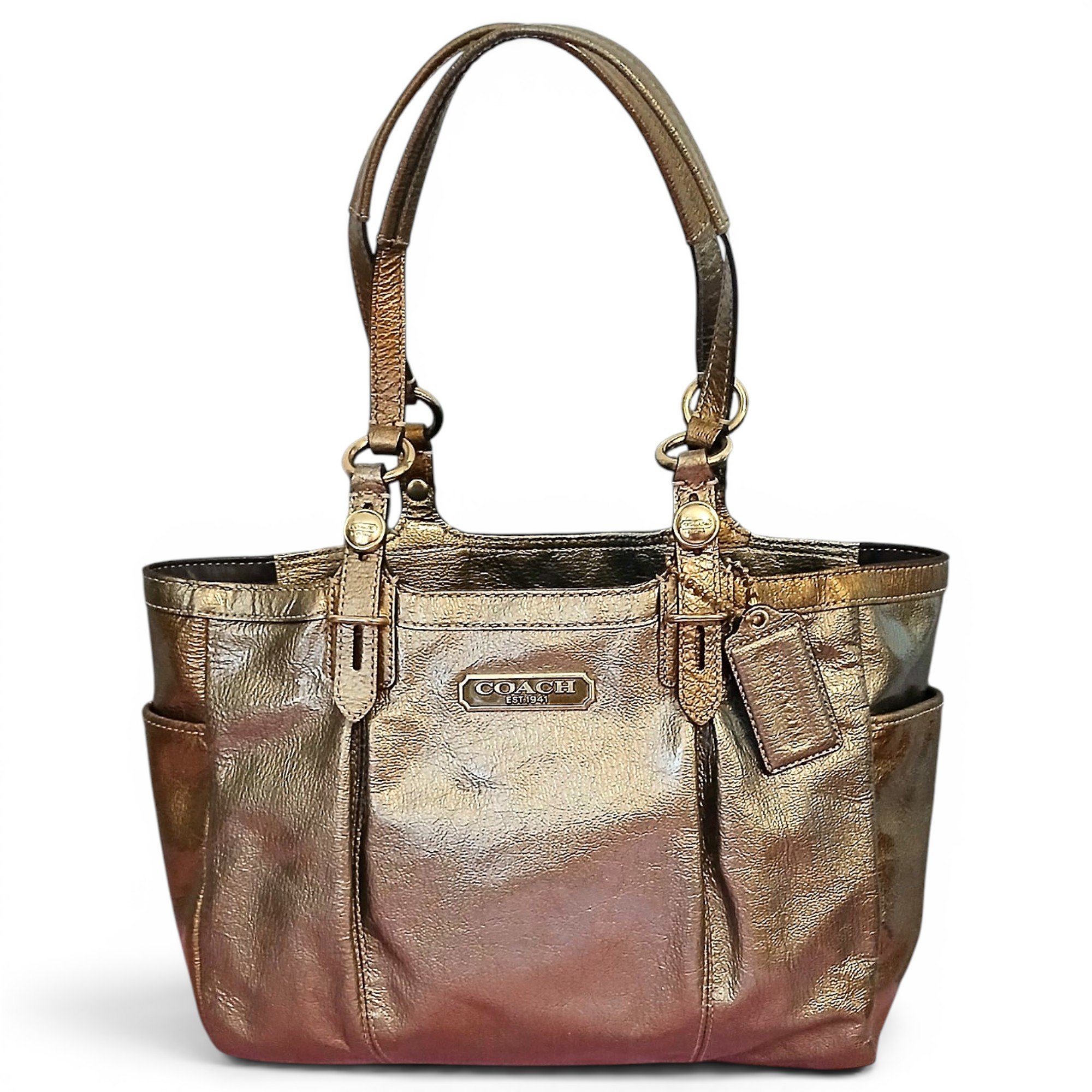 Hamilton Hobo patent leather tote