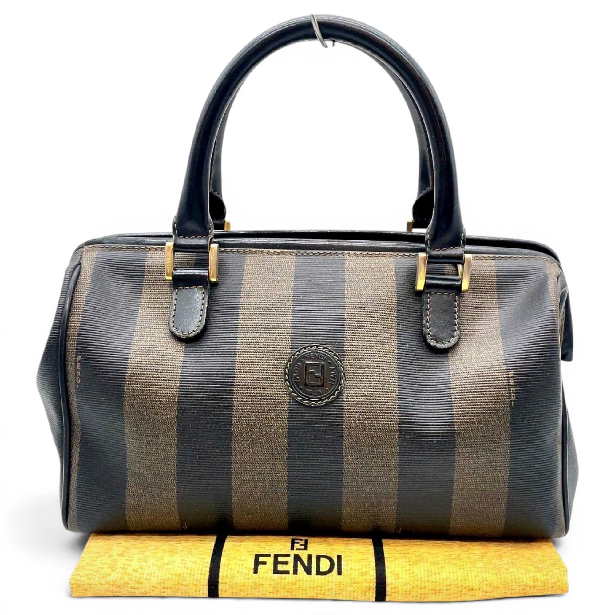 Leather bowling bag