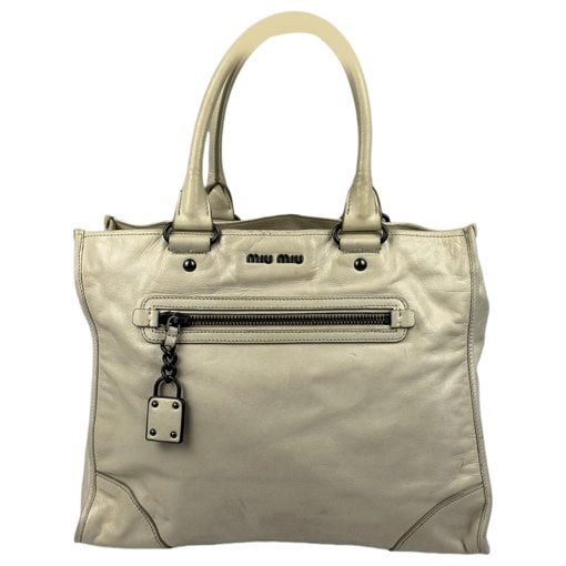 Leather handbag
