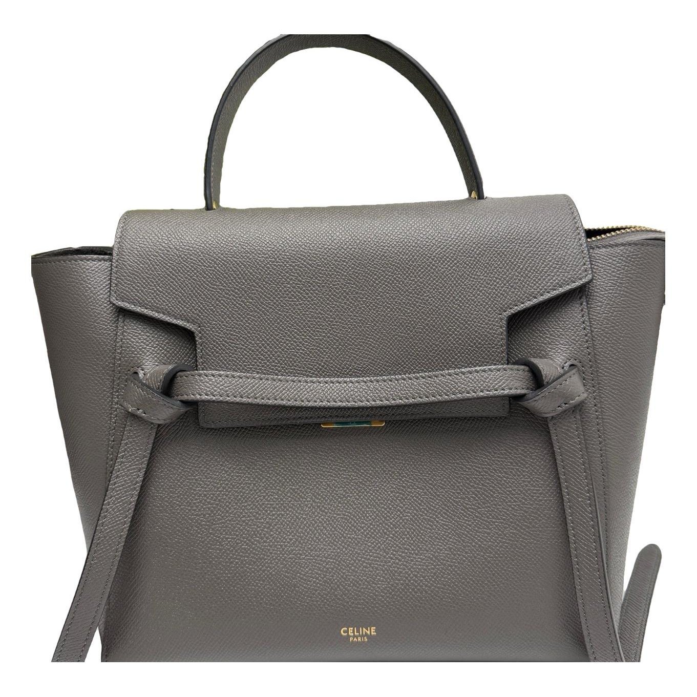 Belt leather handbag