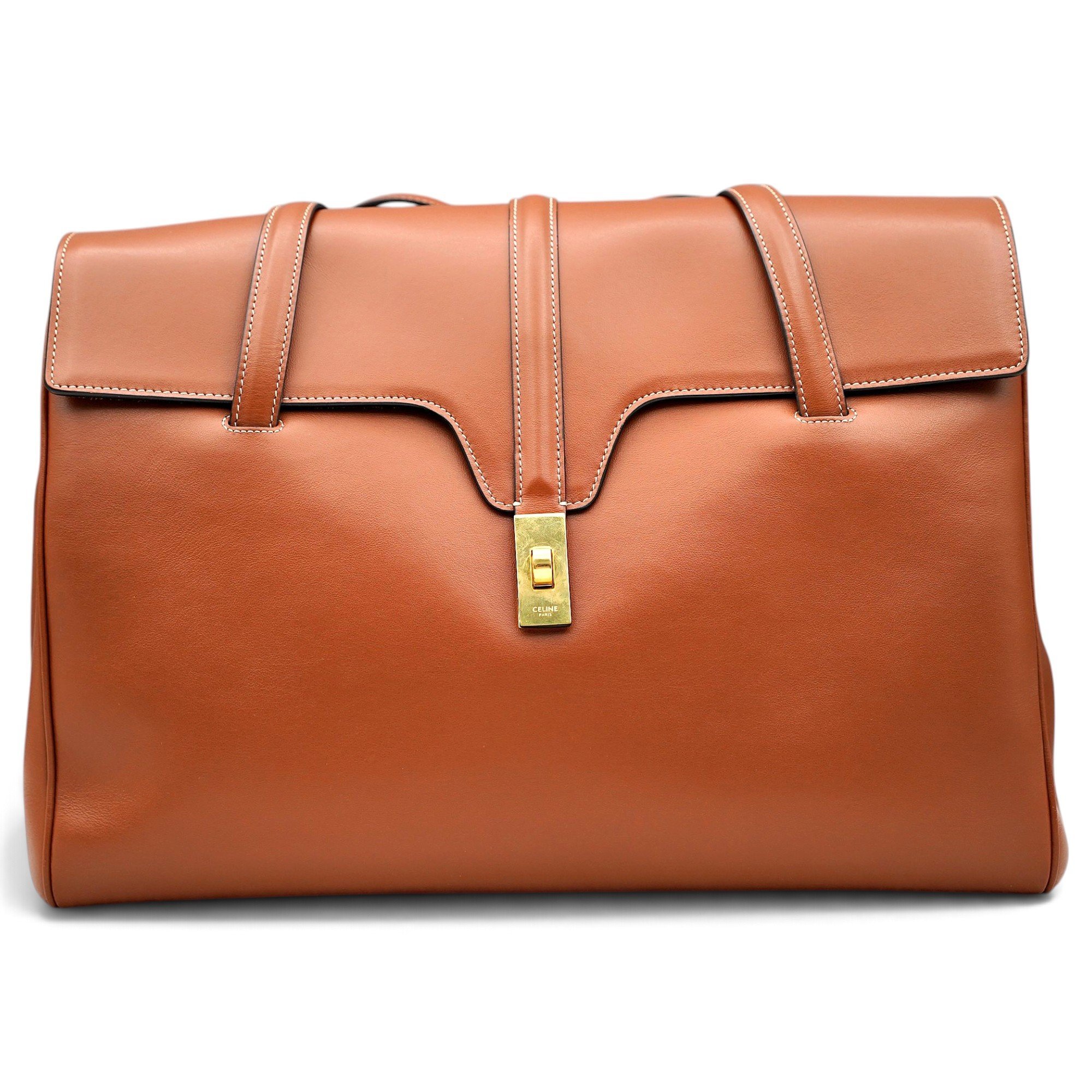 Triomphe leather handbag
