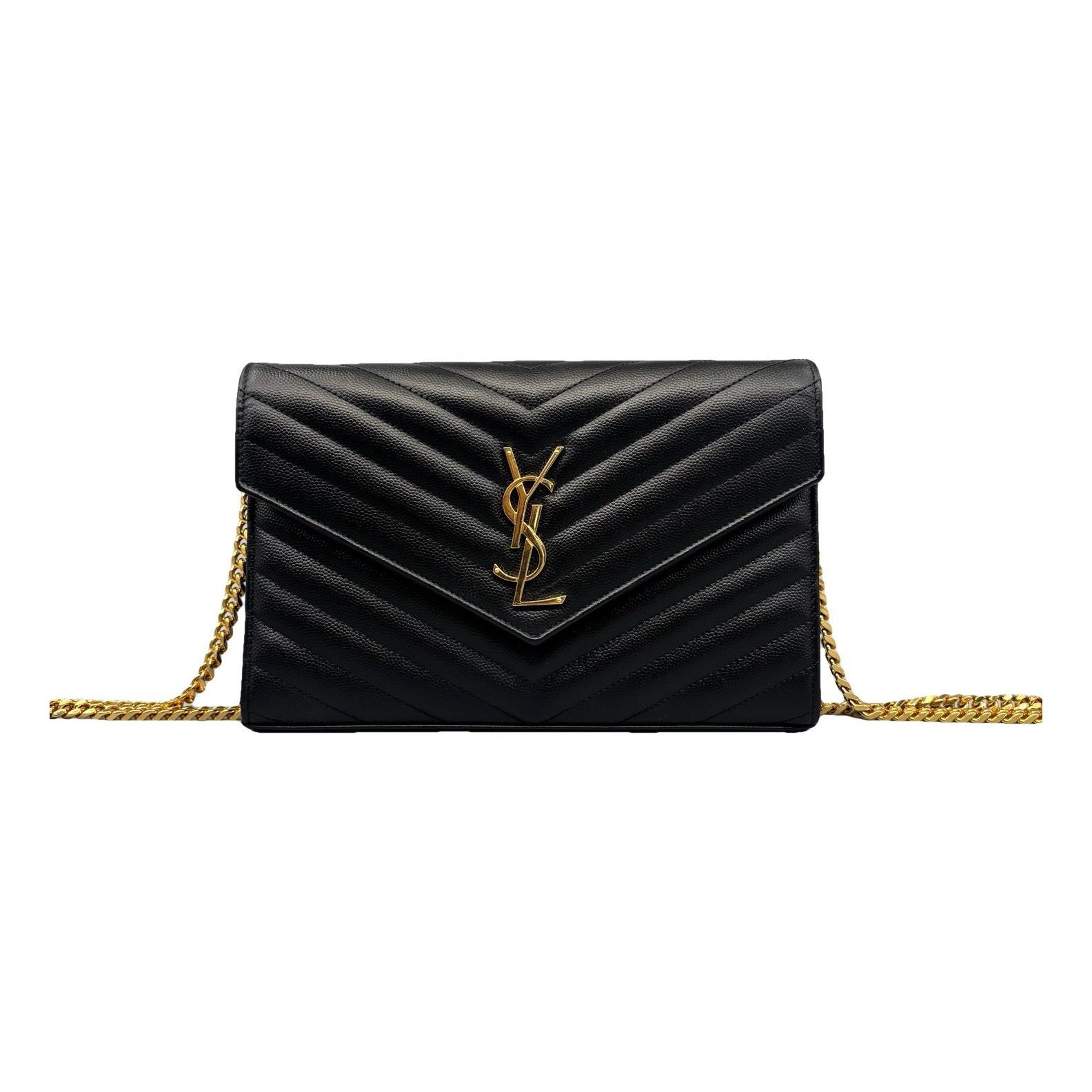 Portefeuille enveloppe leather handbag