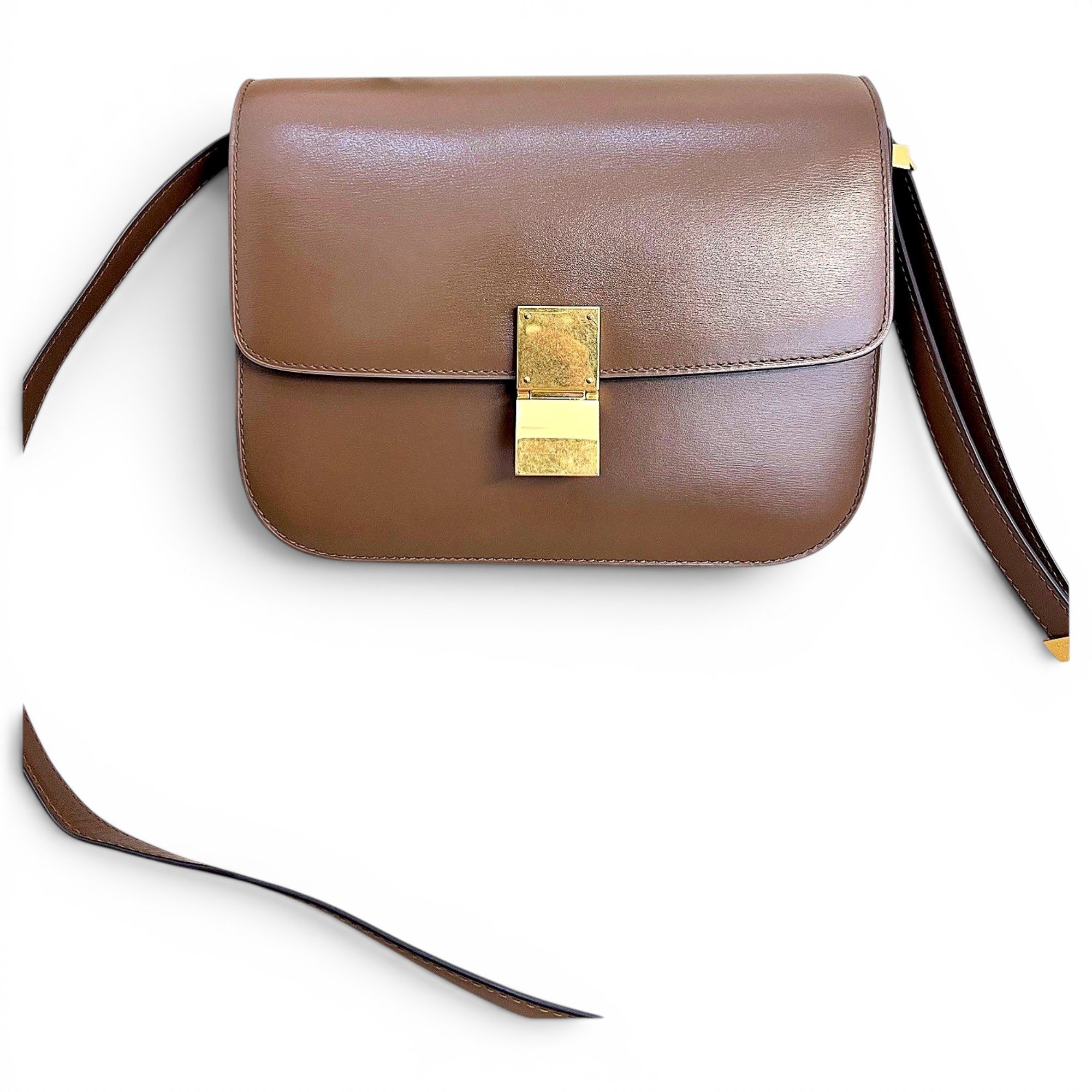Classic leather handbag