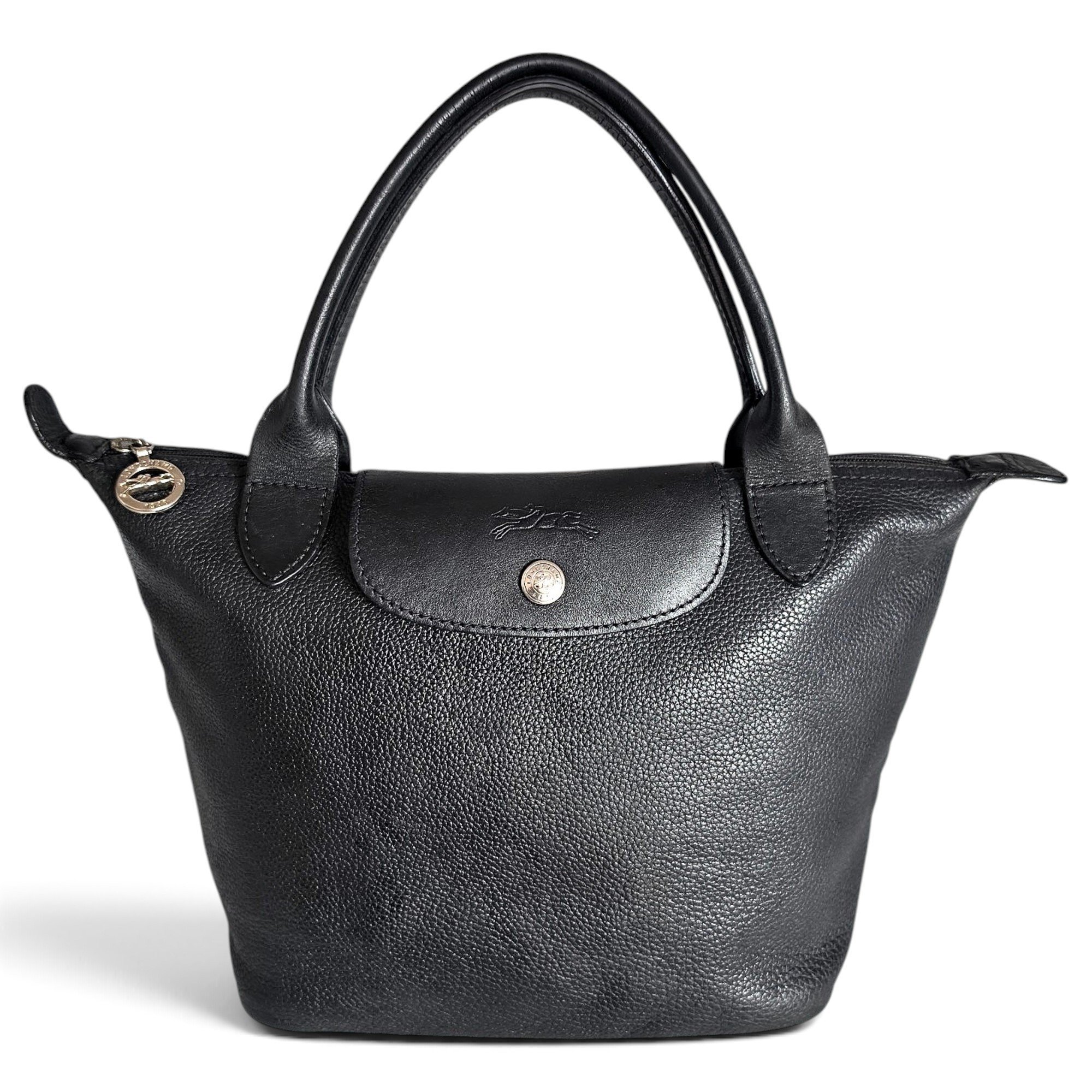 Pliage leather handbag