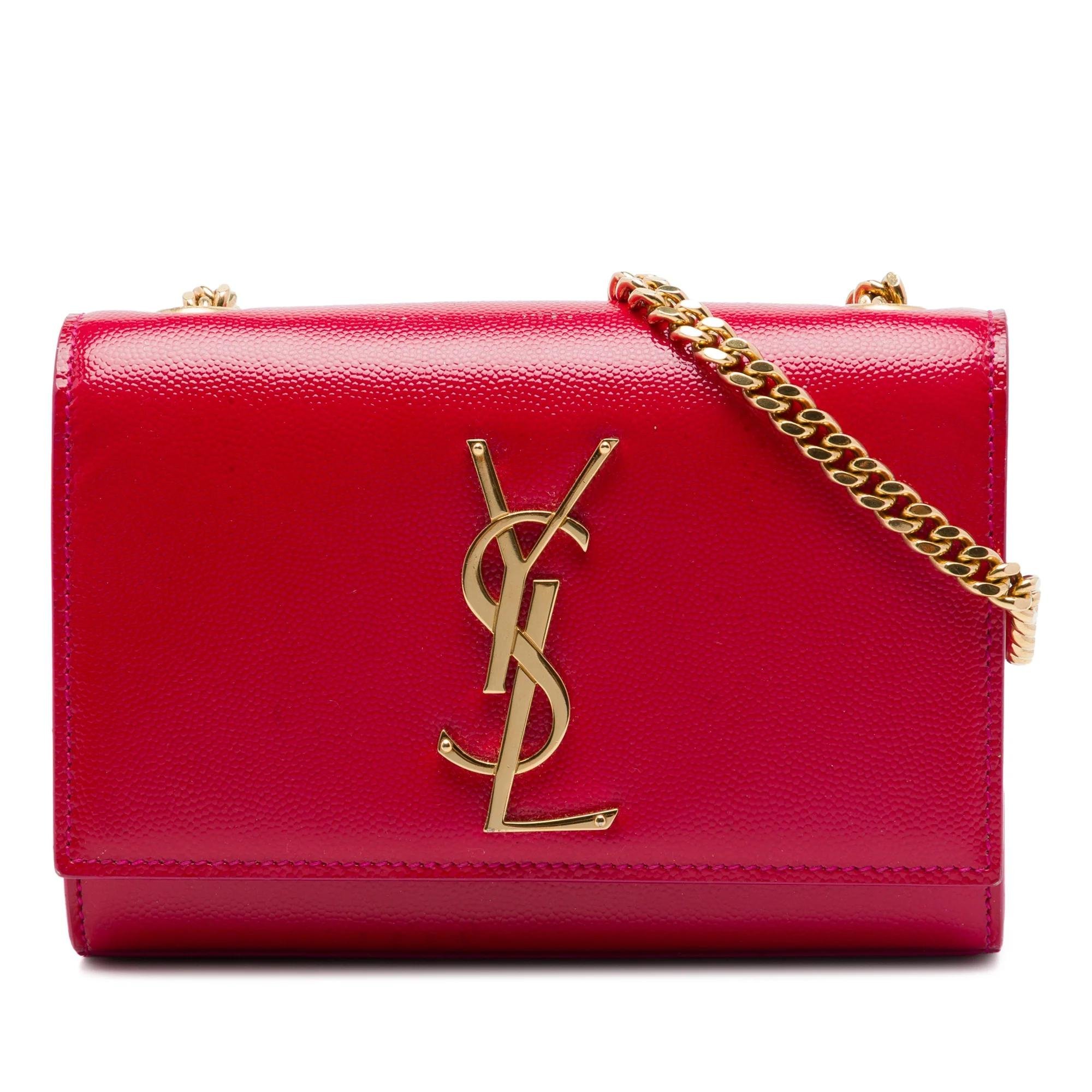 Kate monogramme patent leather handbag