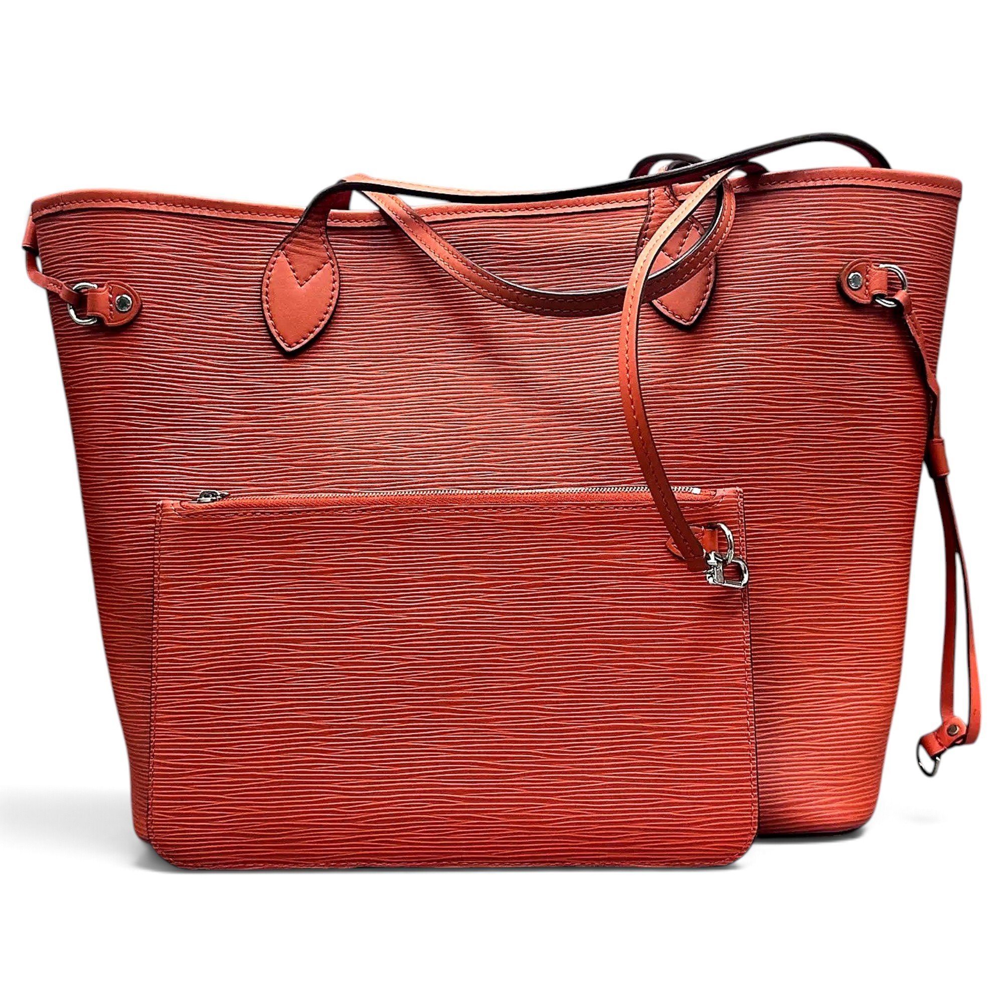 Louis Vuitton Neverfull leather handbag