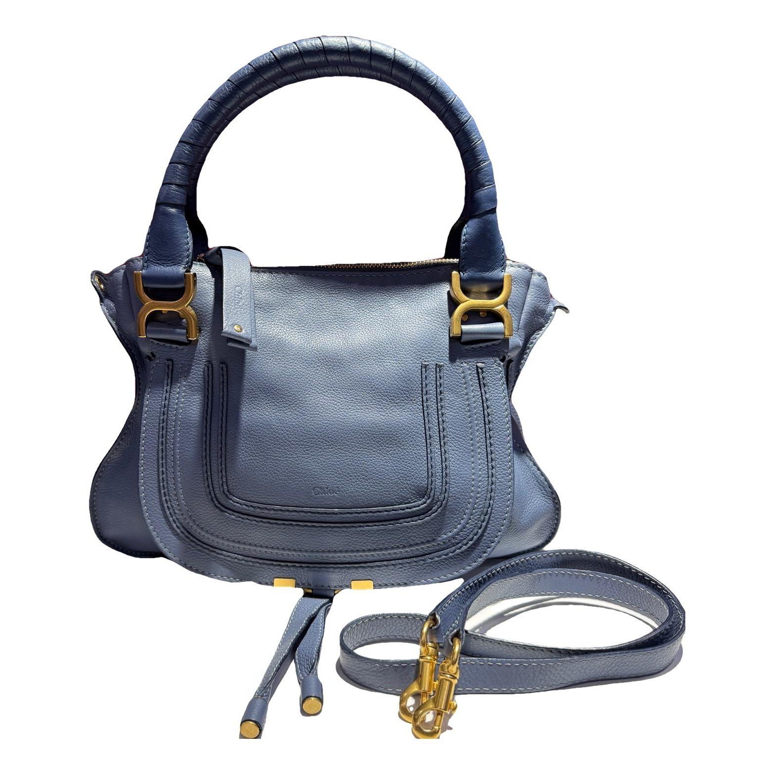 Marcie pony-style calfskin handbag