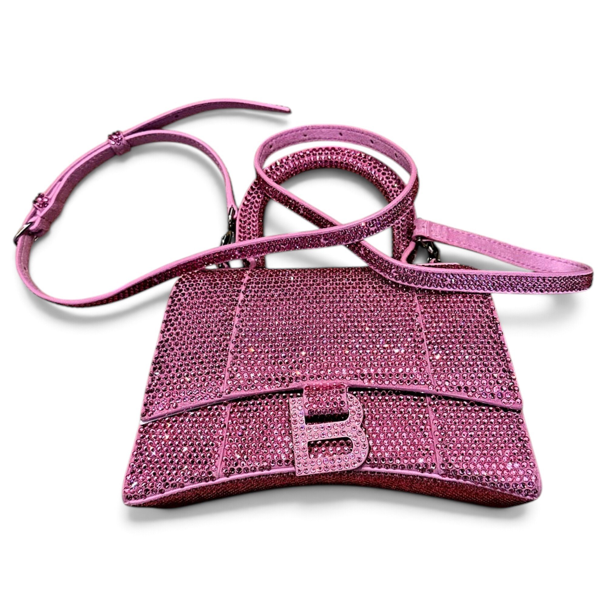 Balenciaga Hourglass leather handbag