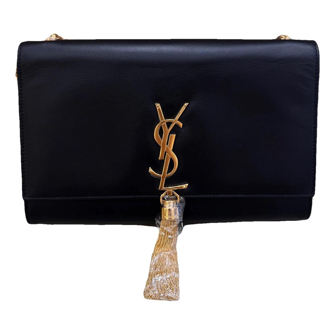 Pompom Kate leather handbag