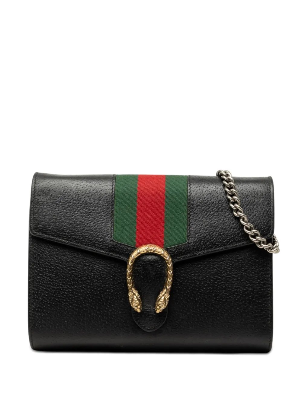 2016-2026 Mini Calfskin Dionysus Web Wallet On Chain crossbody bag