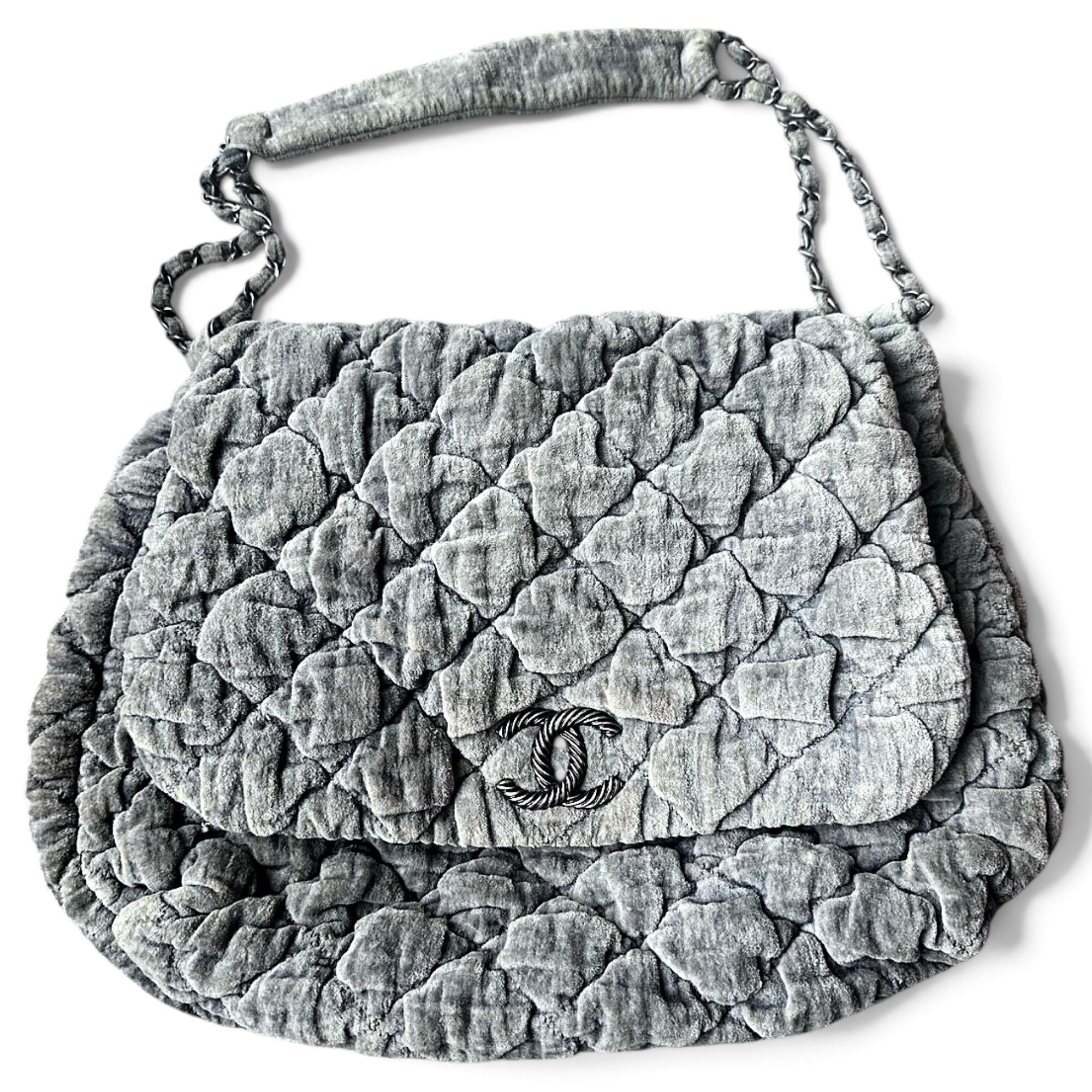 Velvet handbag