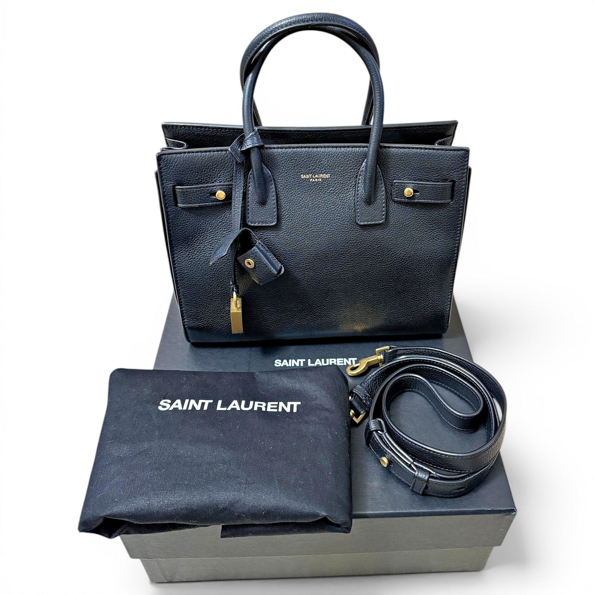 Sac de Jour leather crossbody bag