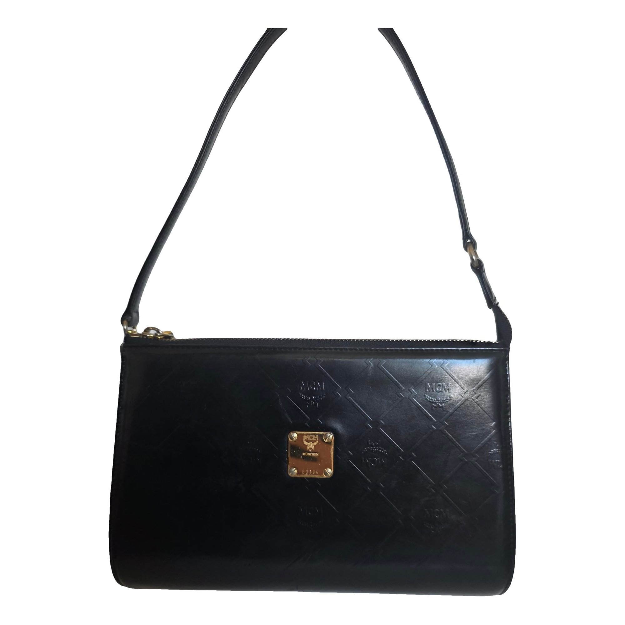MCM Patent leather clutch bag