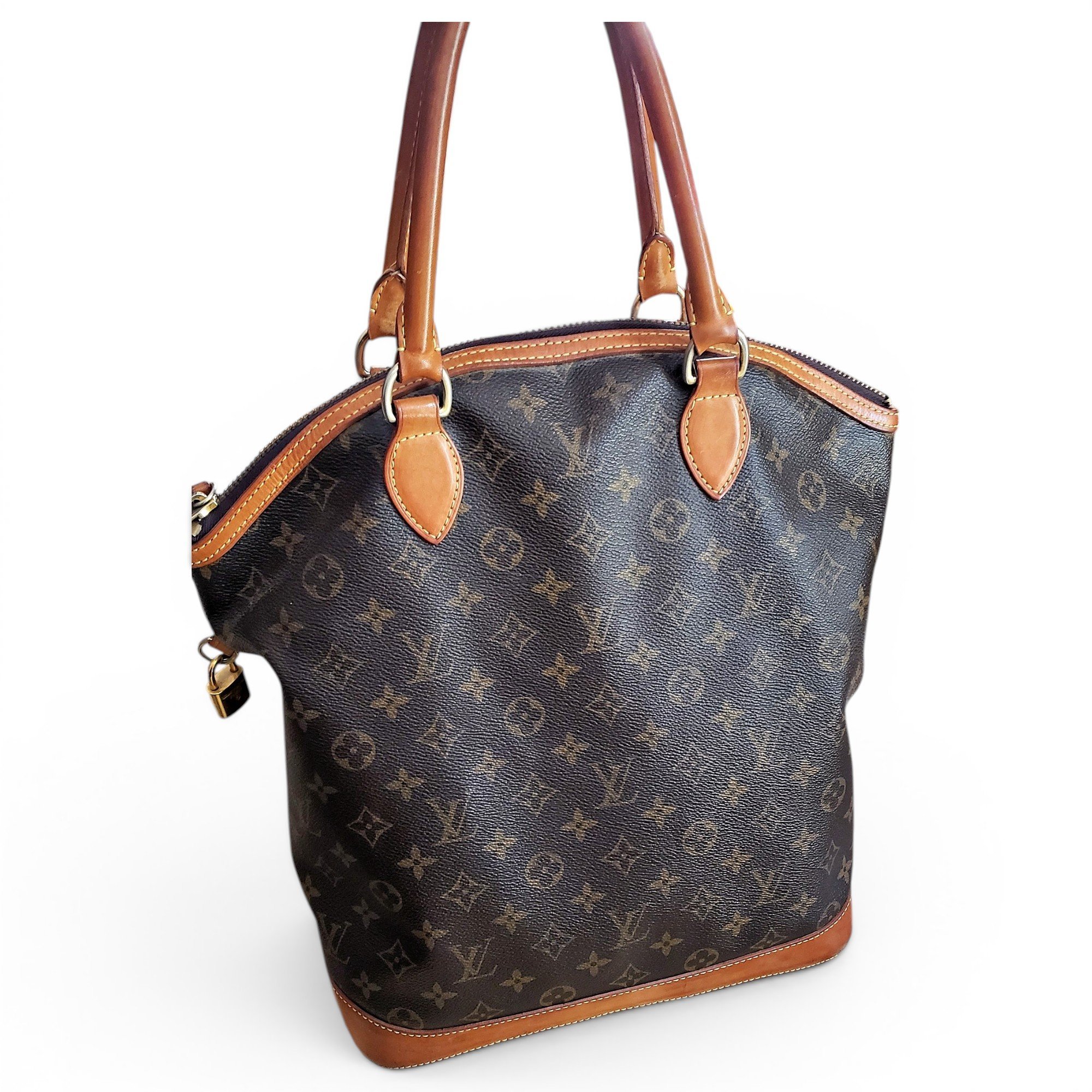 Lockit leather handbag