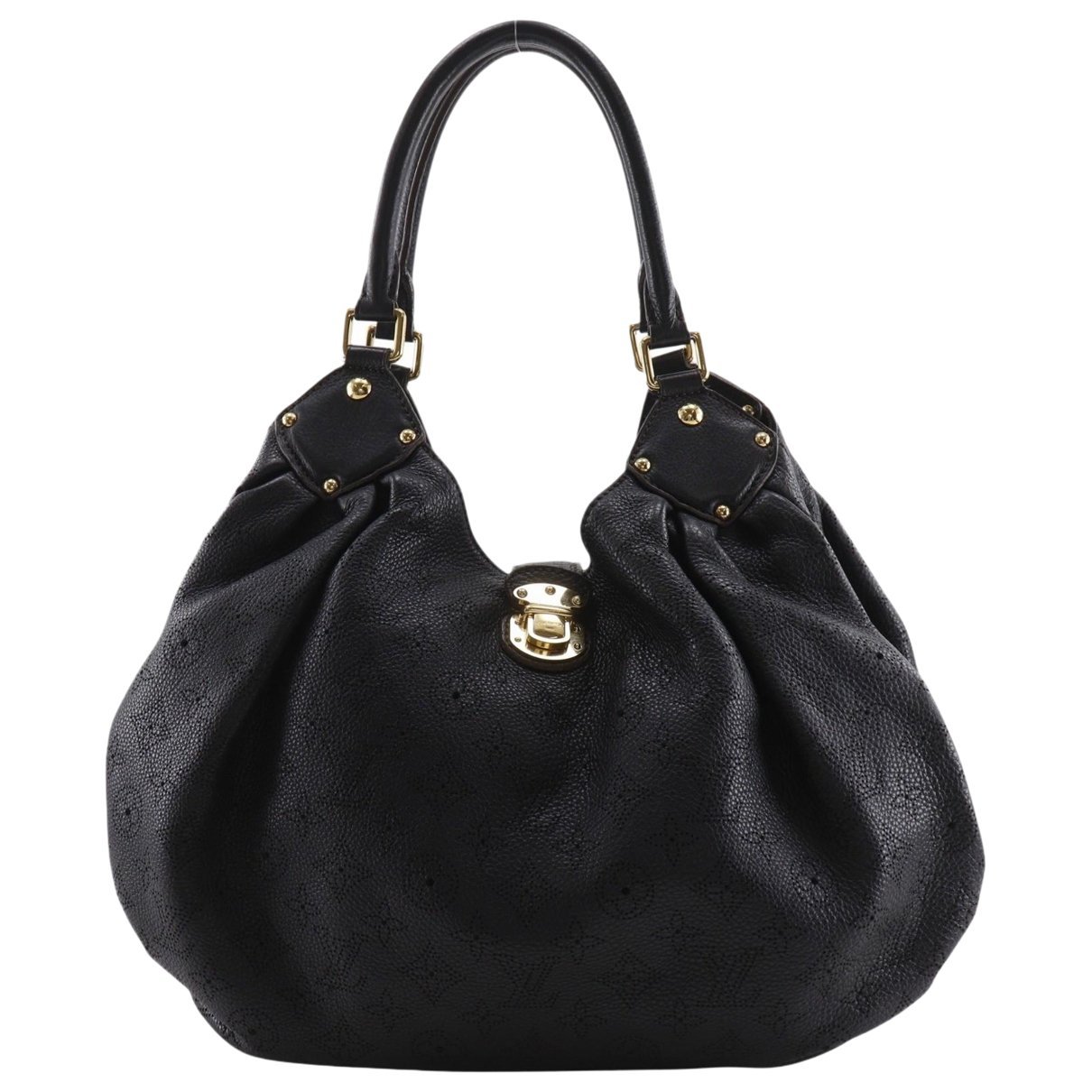 Flower Hobo leather handbag