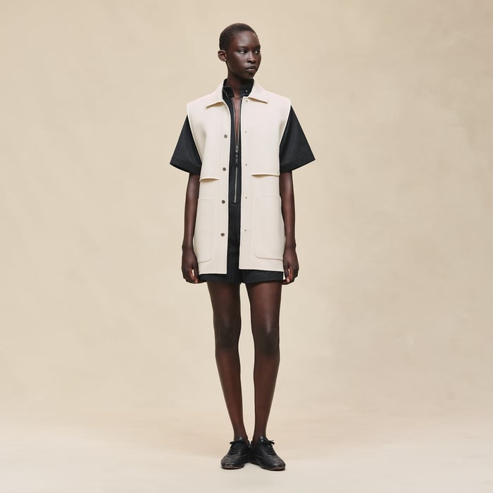 Blanc Sable "Chaine d'Ancre" Short Vest